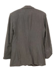 Gray White Striped Blazer