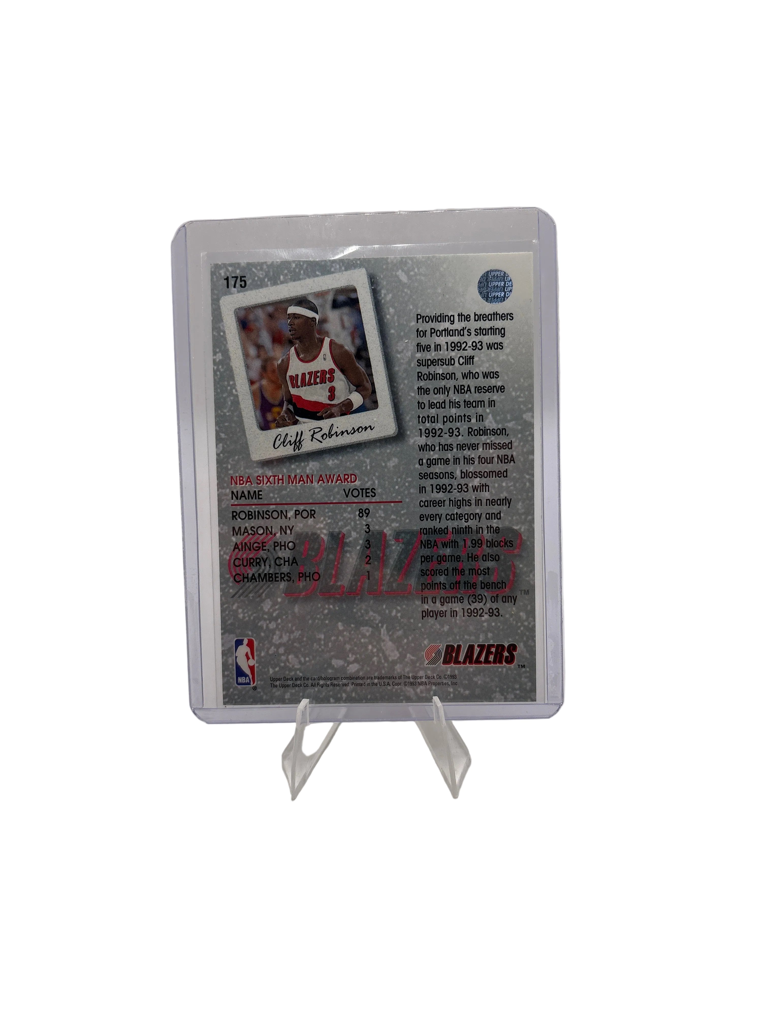 Upper Deck Cliff Robinson