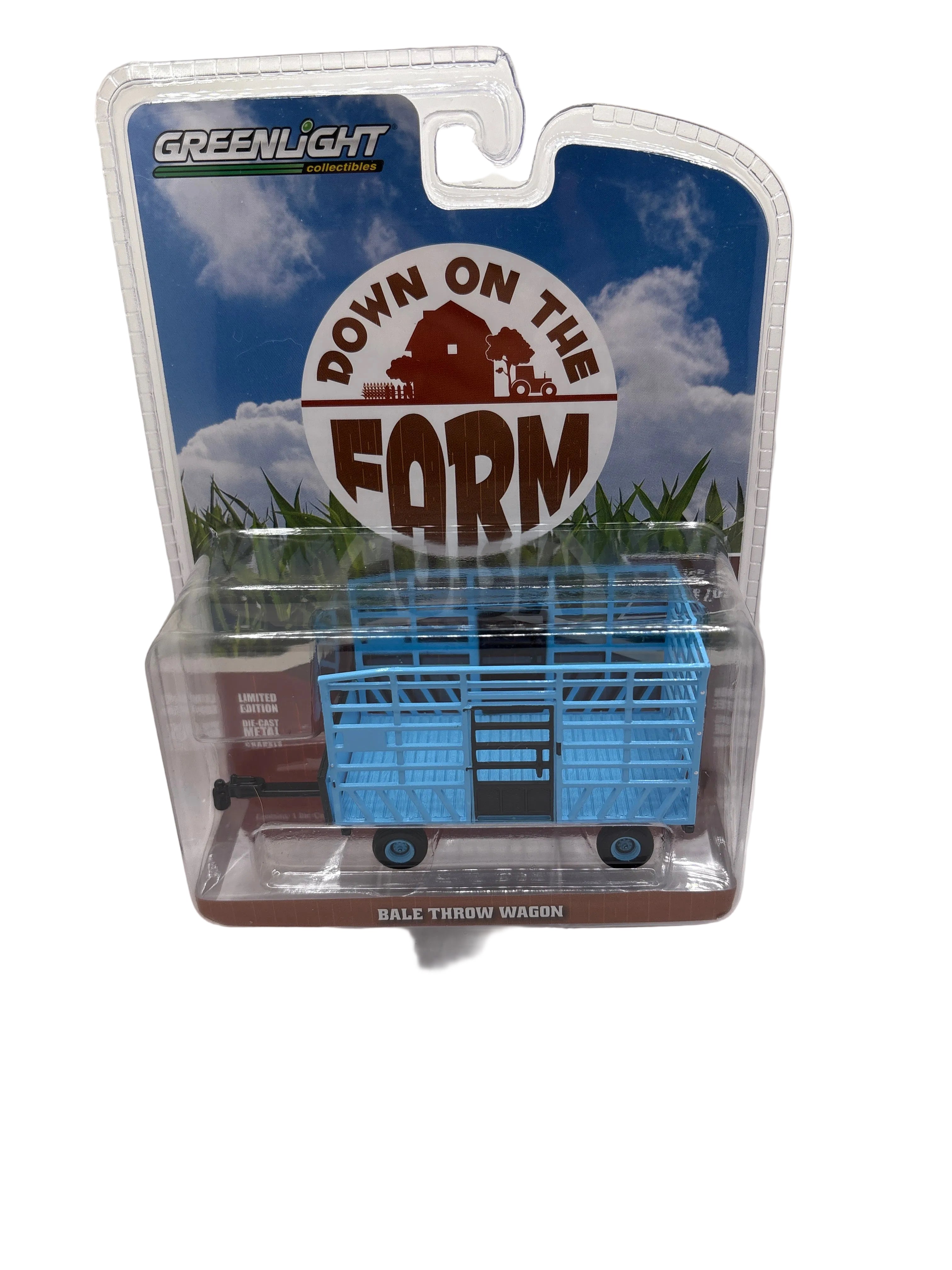 Greenlight Bale Throw Wagon Diecast