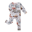PoshTOT Vehicles Bamboo Baby Convertible Zippy Romper