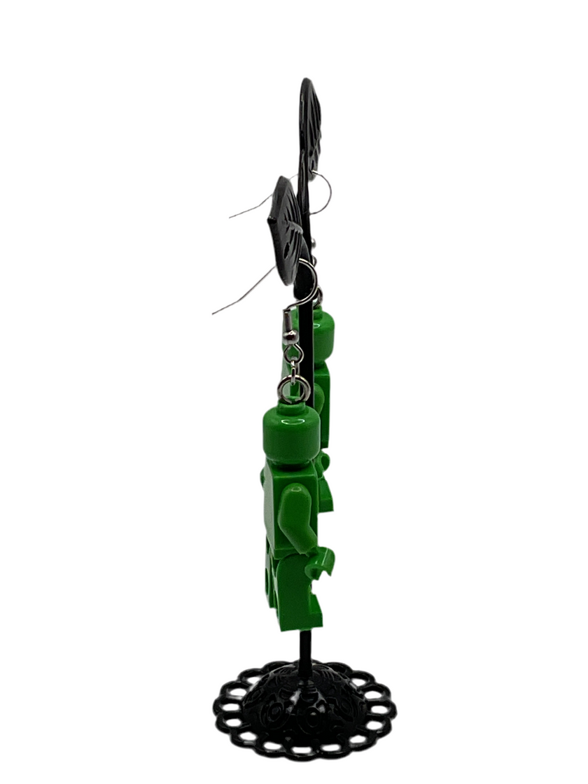 Pendientes hombre verde