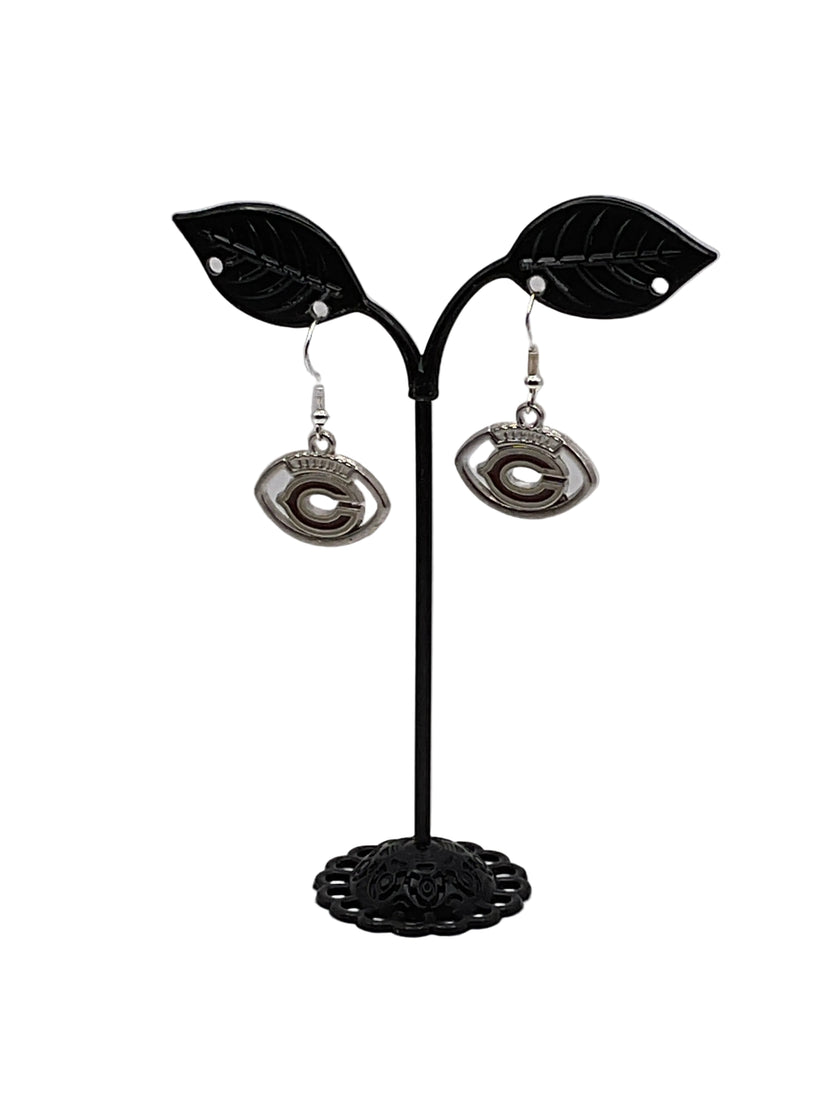Football Shaped Football Earrings