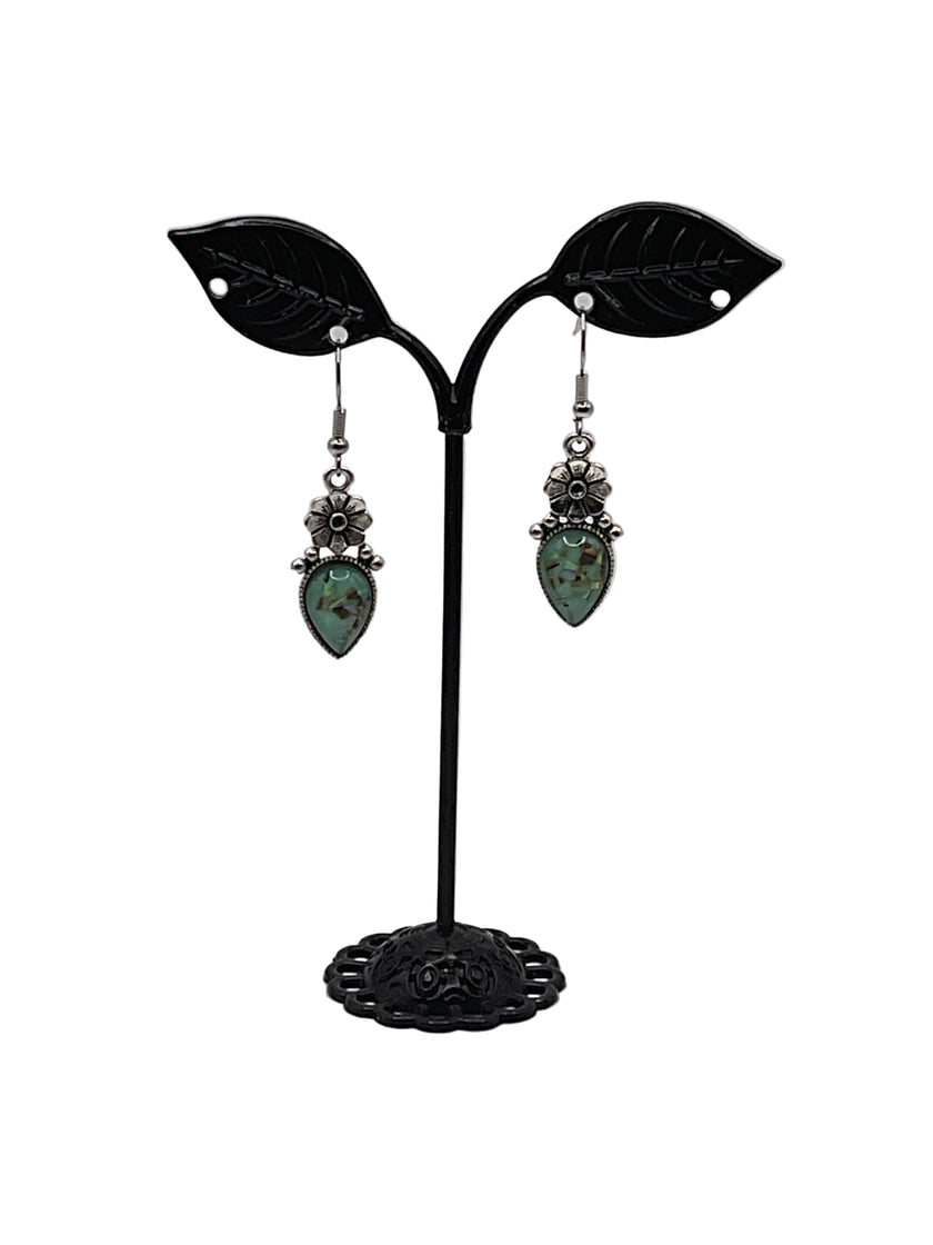 Abalone Blossom Earrings