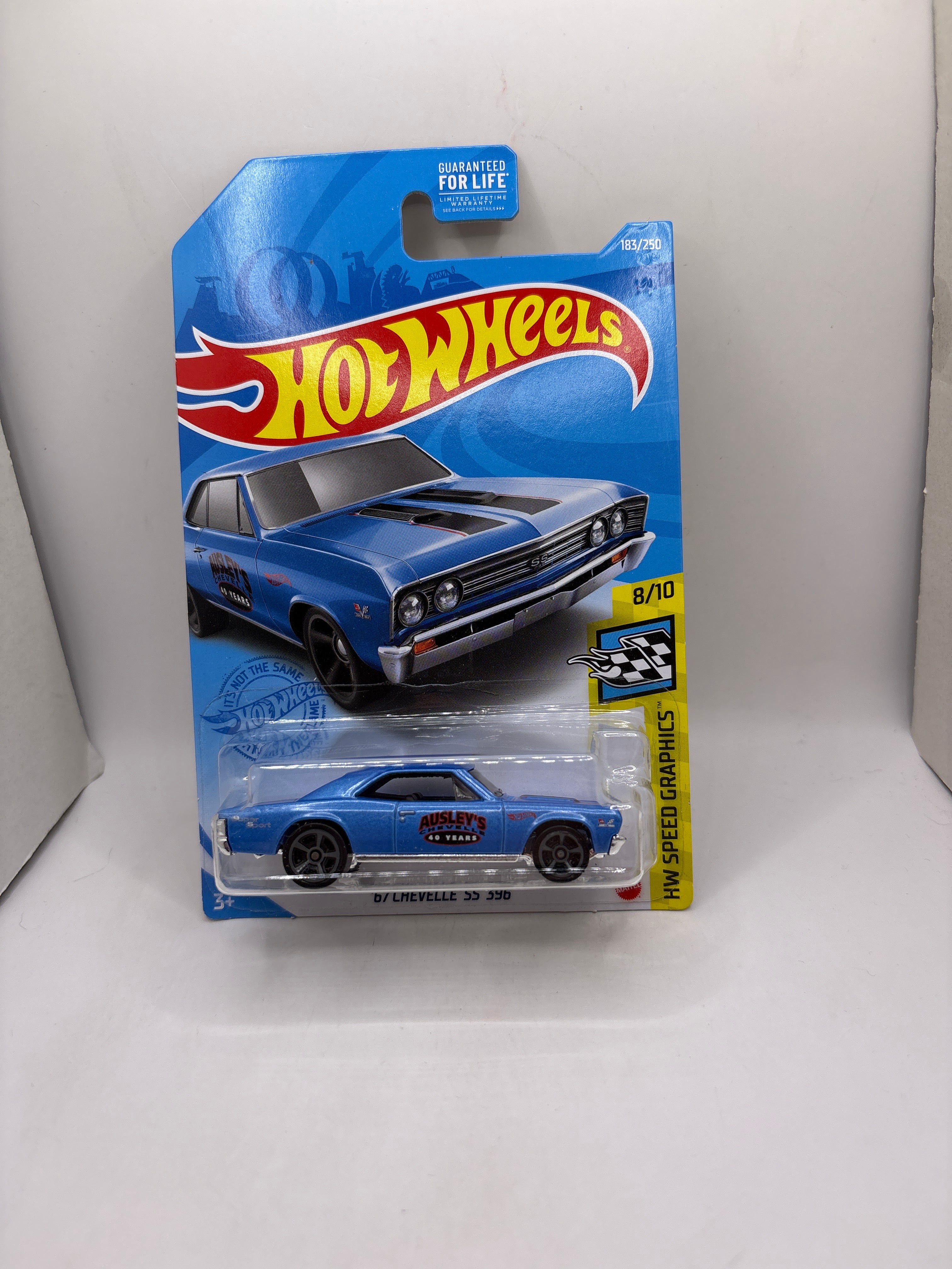 Hot Wheels 67 Chevelle SS 396 Diecast blue