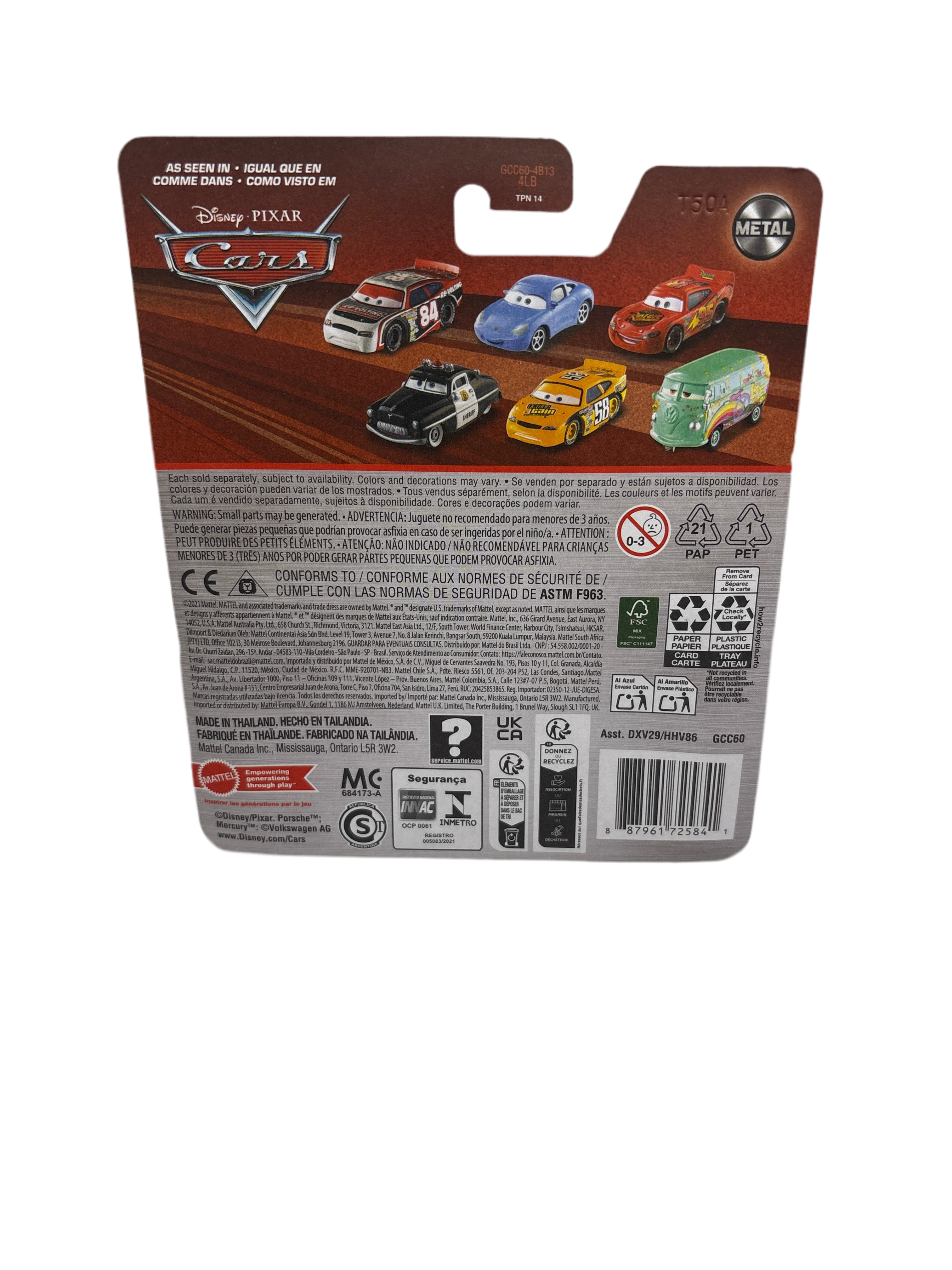 Disney Pixar Cars Winford Bradford Rutherford Diecast