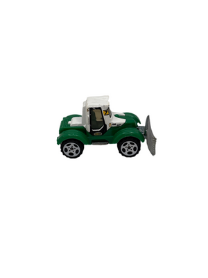 Matchbox Tractor Plow Diecast green