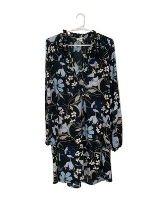 Black and Blue Floral Dress