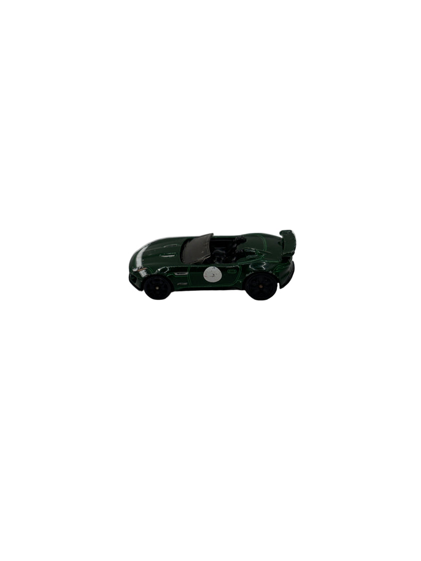 Hot Wheels 15 Jaguar F-Type Project 7 Diecast green