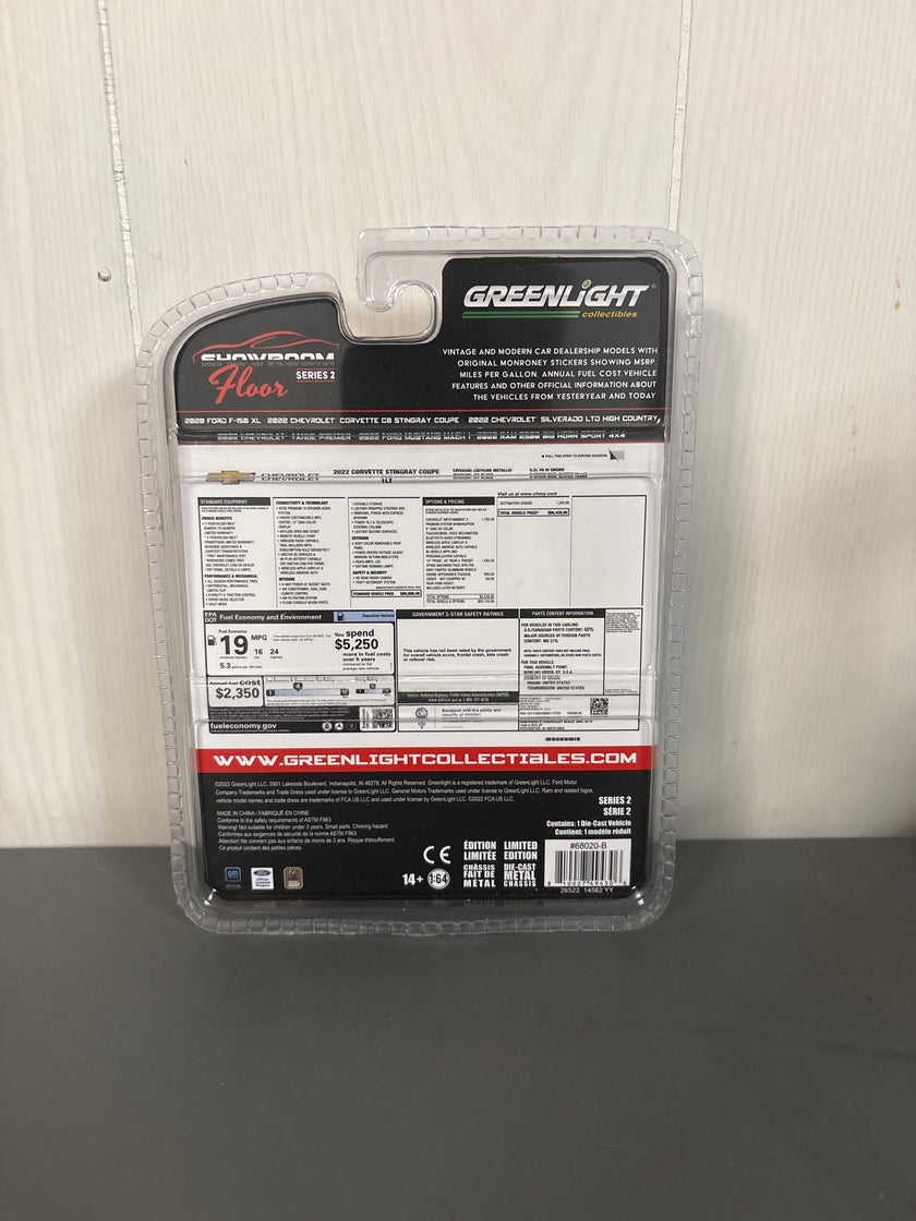 Greenlight 2022 Chevrolet Corvette C8 Stingray Coupe Diecast
