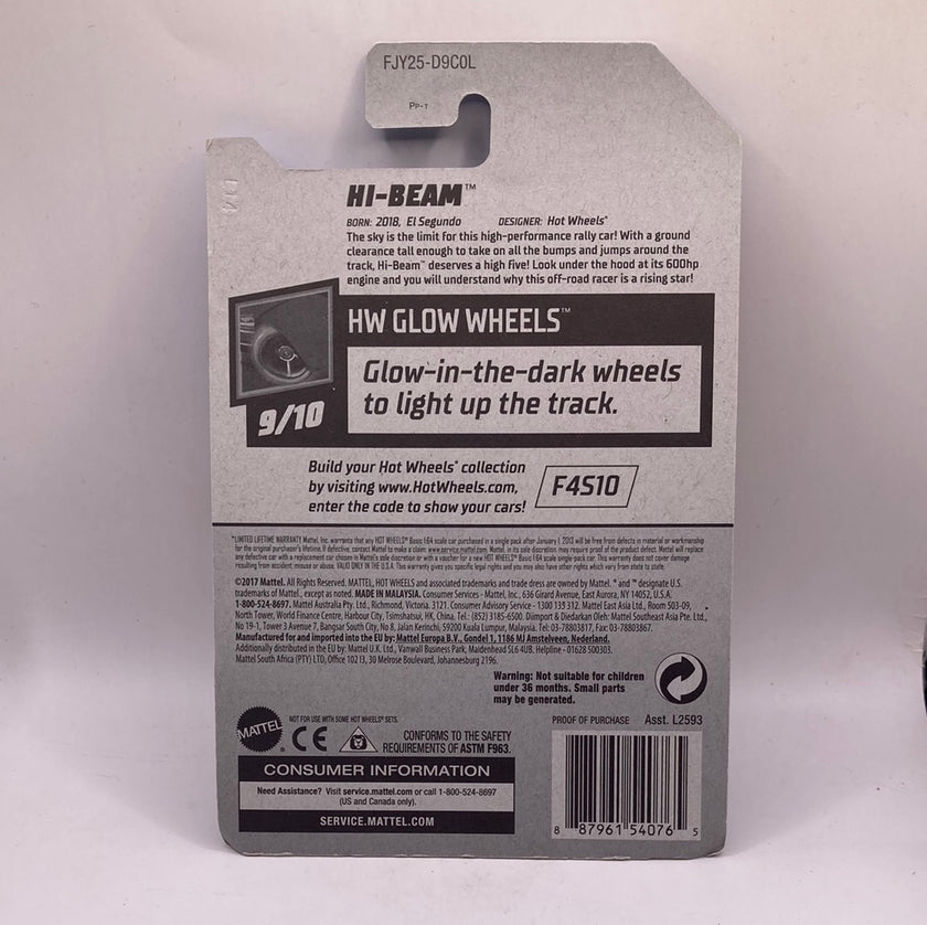 Hot Wheels Hi-Beam Diecast Green