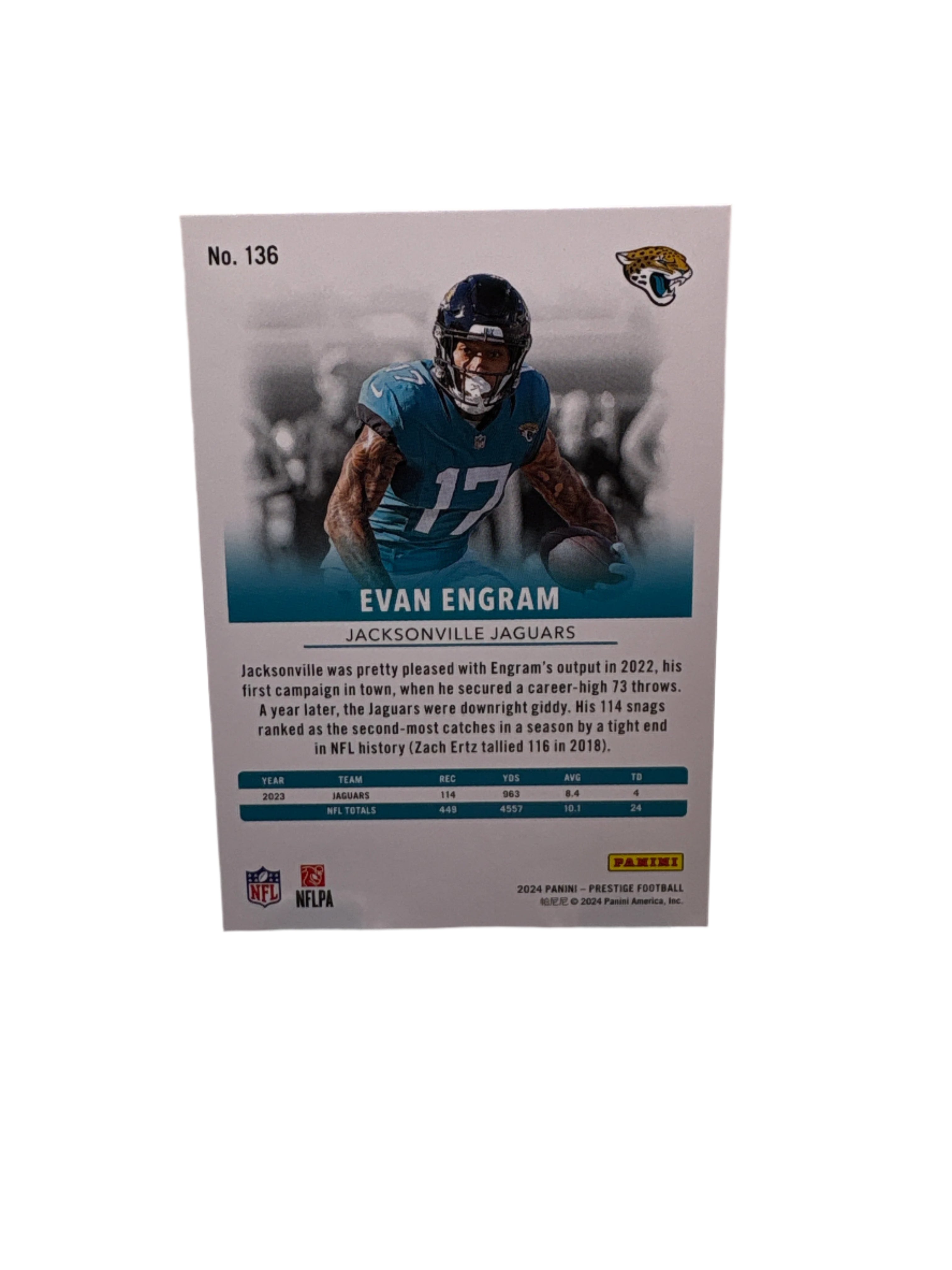 Panini Prestige Evan Engram