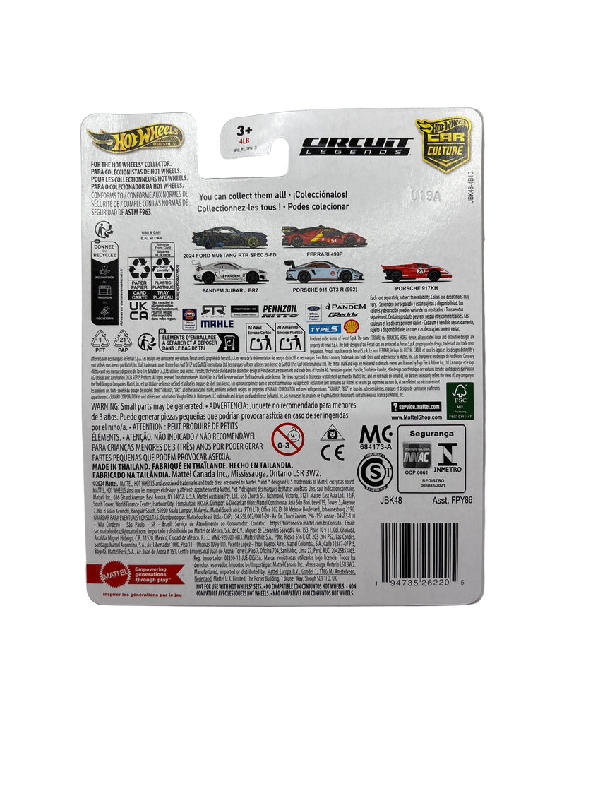 Hot Wheels 2024 Ford Mustang RTR Spec 5-FD Diecast blue