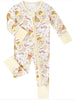 PoshTOT Rainbow Snacks Bamboo Baby Convertible Zippy Romper