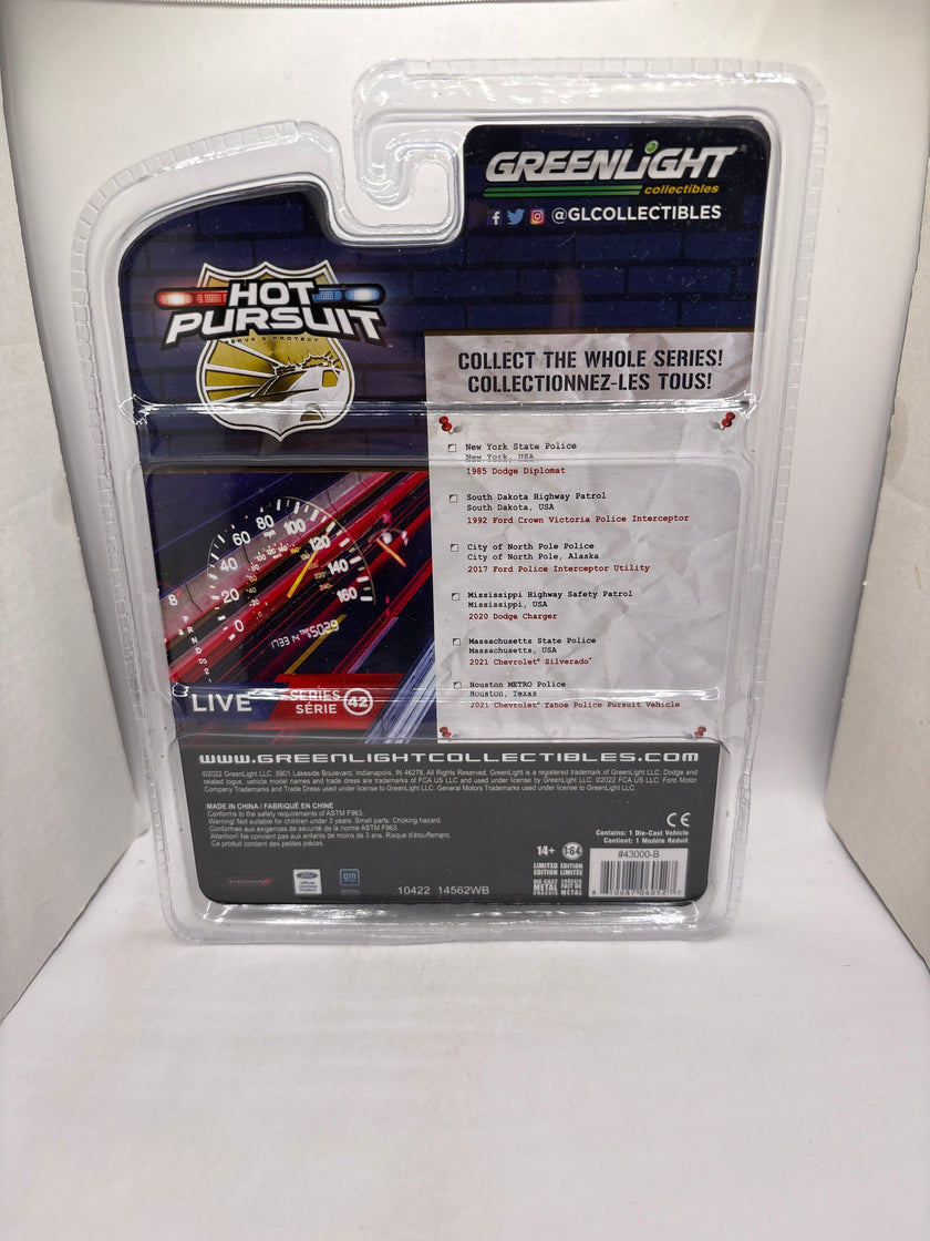 Greenlight 1992 Ford Crown Victoria Police Interceptor Diecast