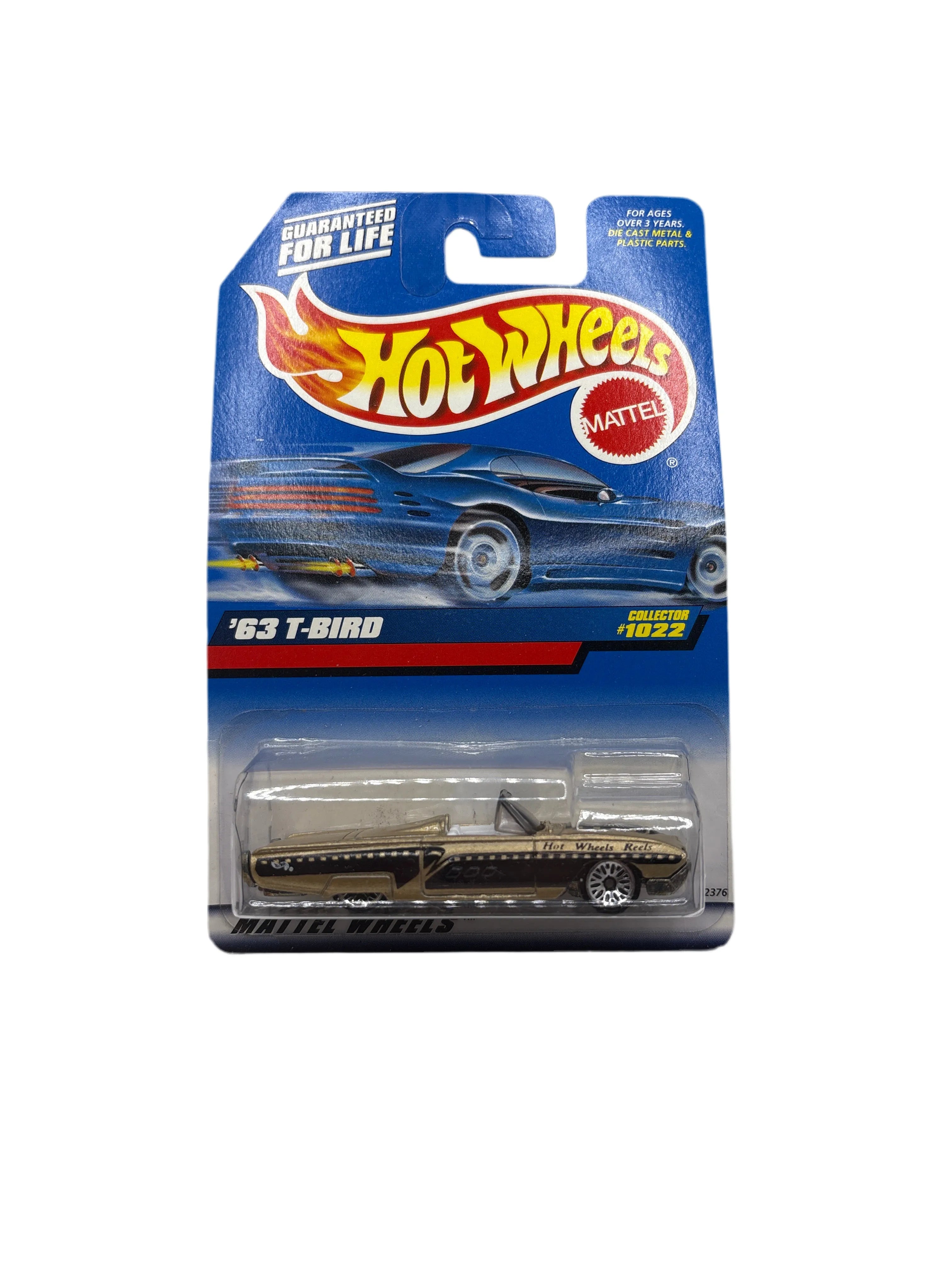 Hot Wheels 63 T-Bird Diecast gold