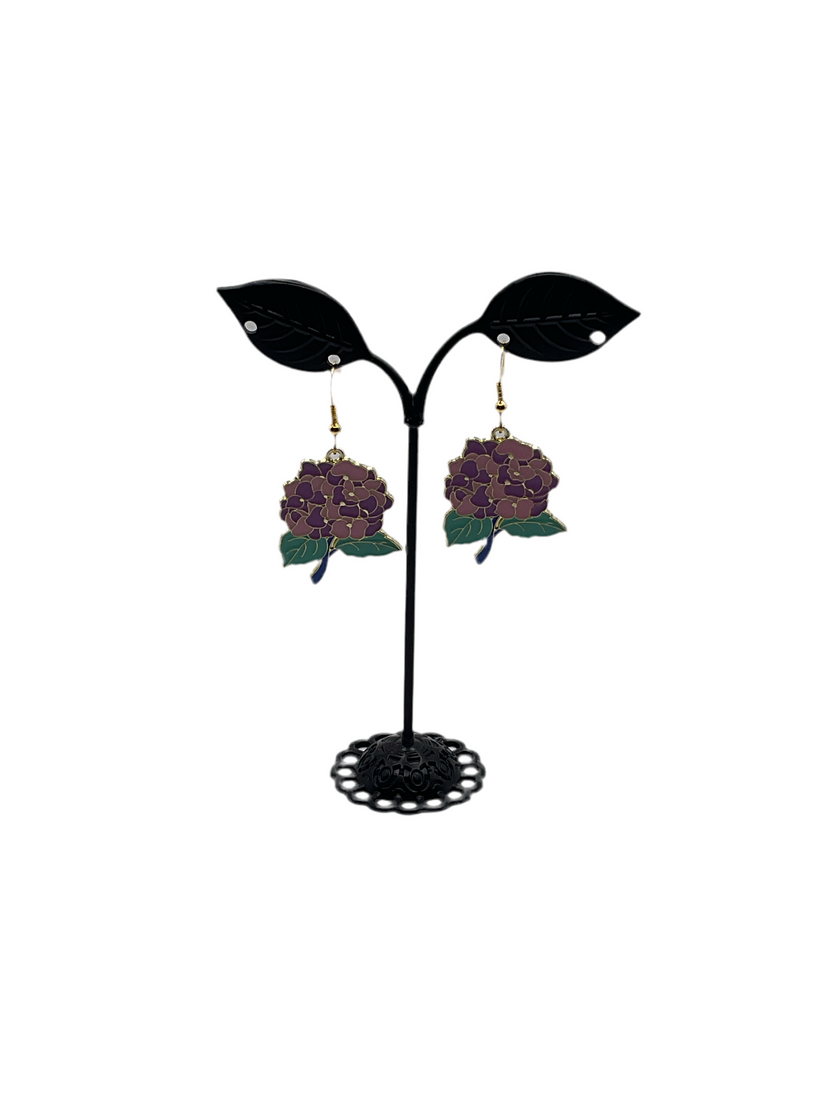 Hydrangea earrings