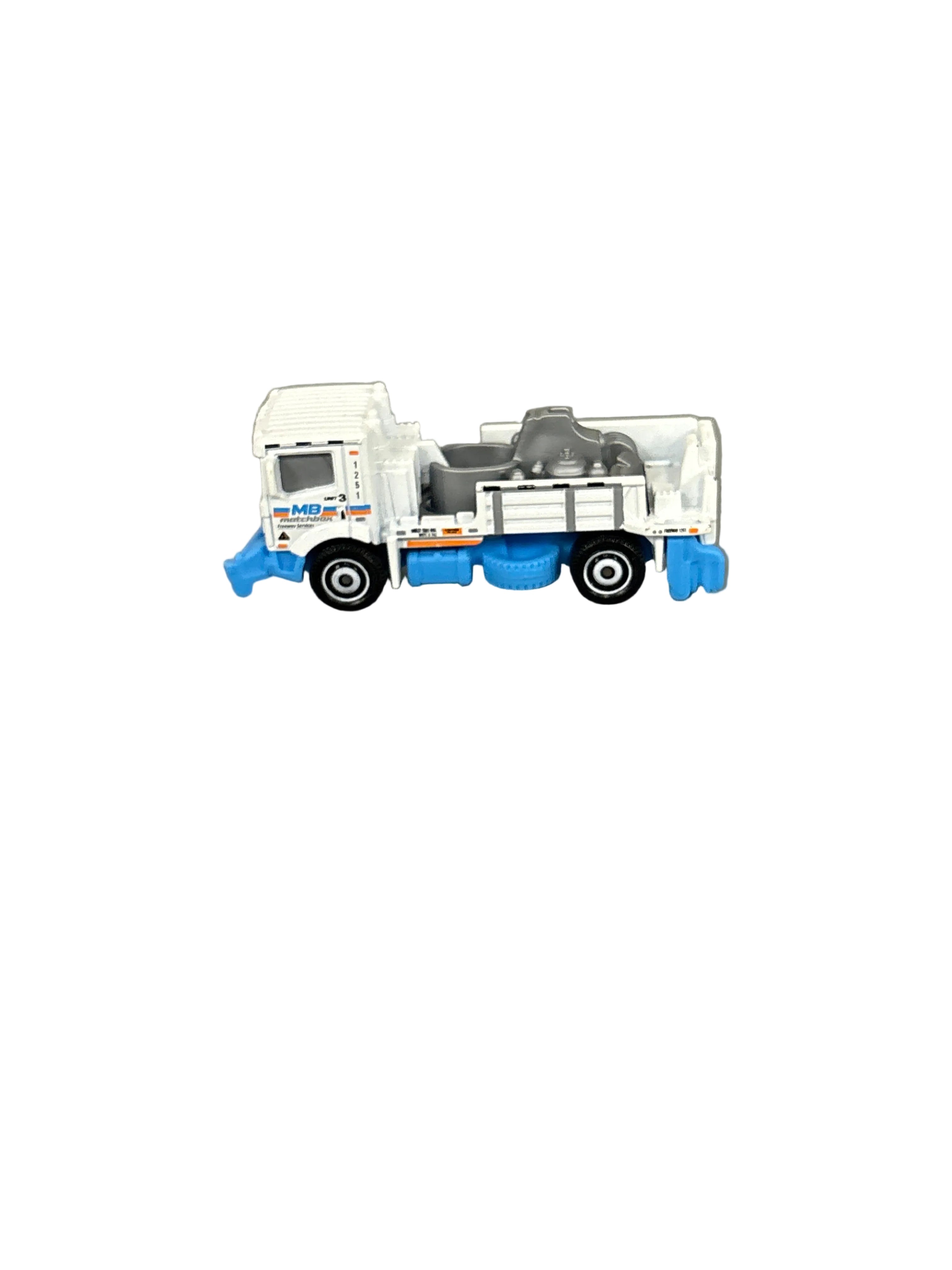 Matchbox Road Stripe King Diecast white