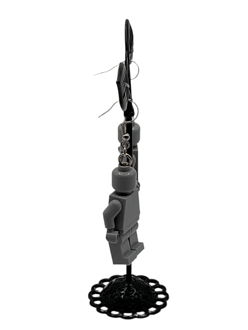 Pendientes Hombre Gris