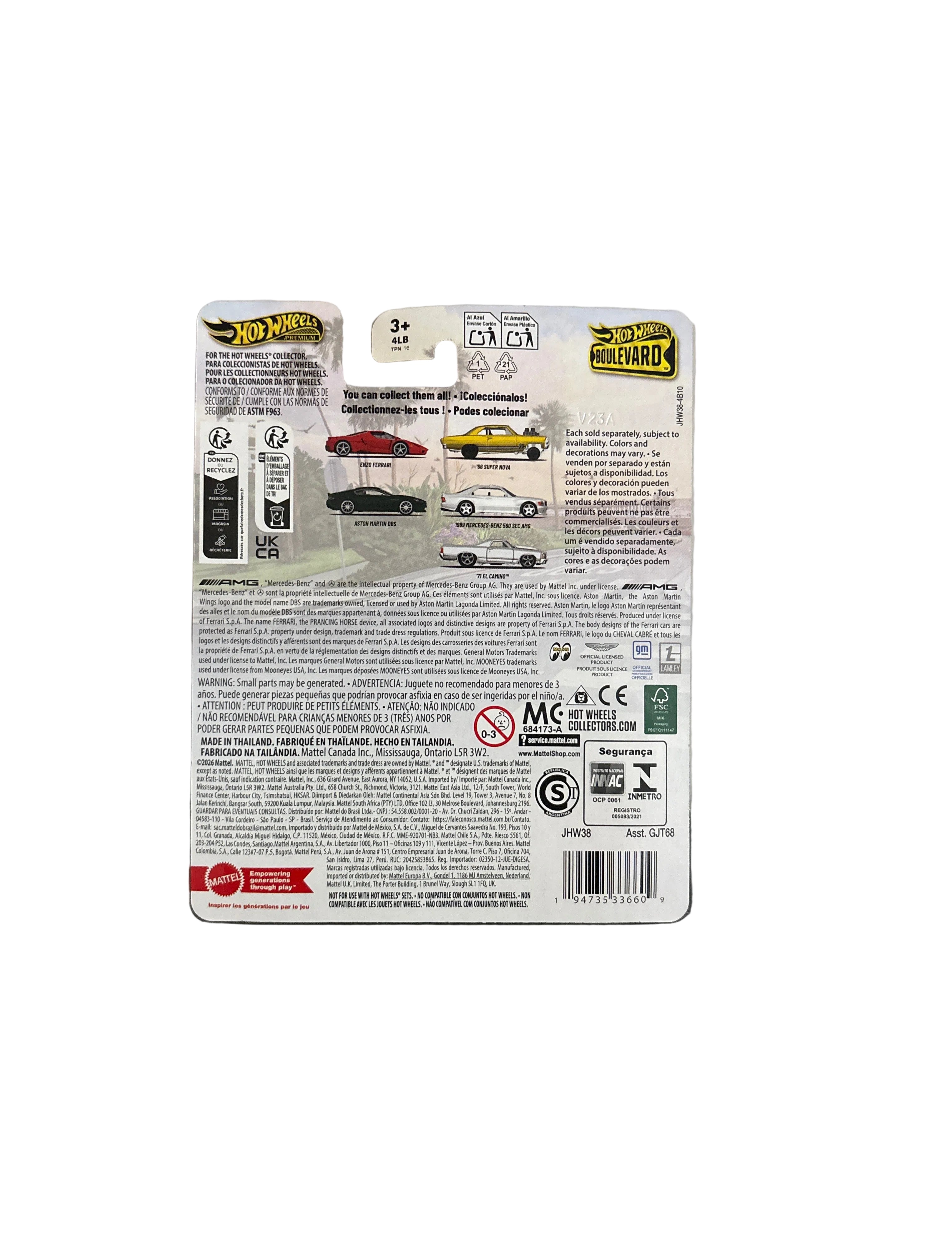 Hot Wheels 71 El Camino Diecast silver