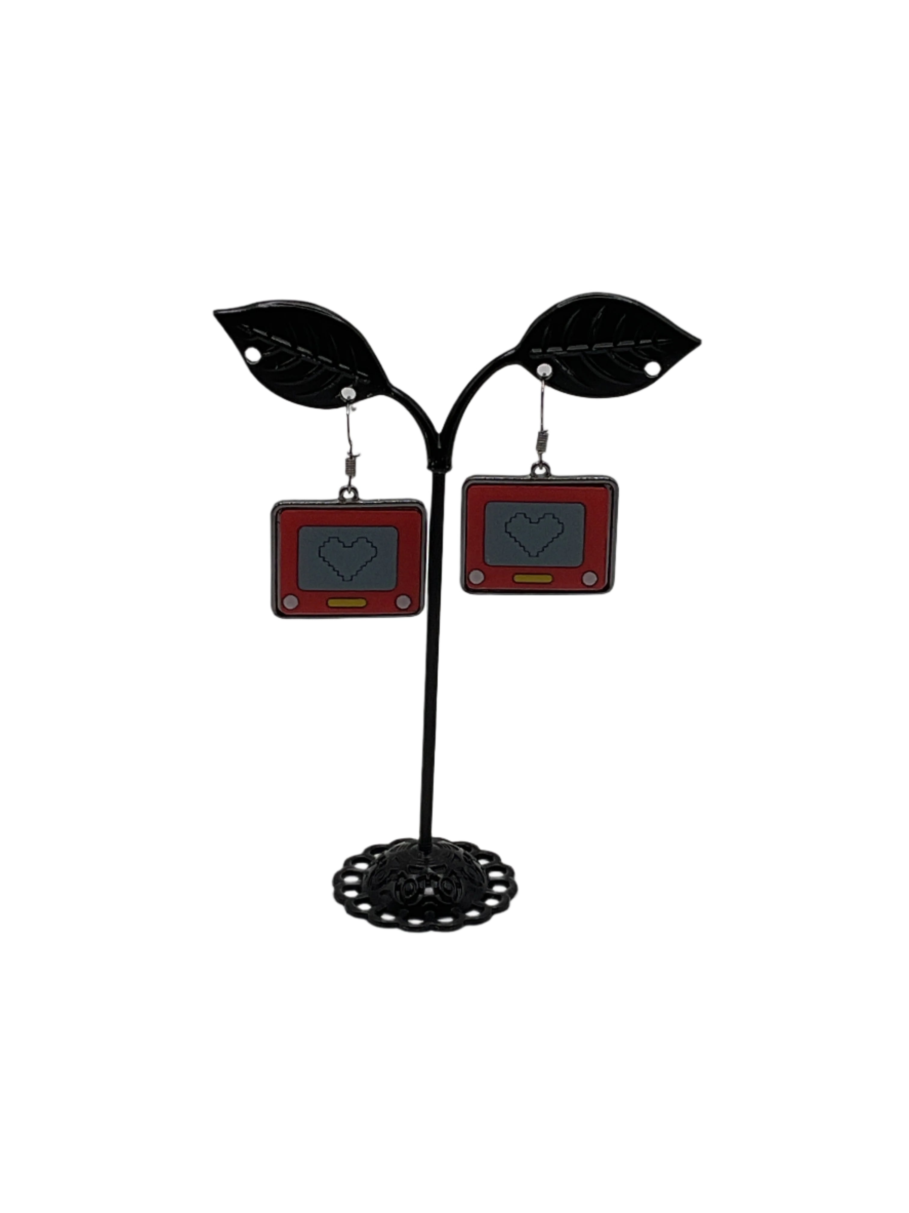 Etch a sketch earrings