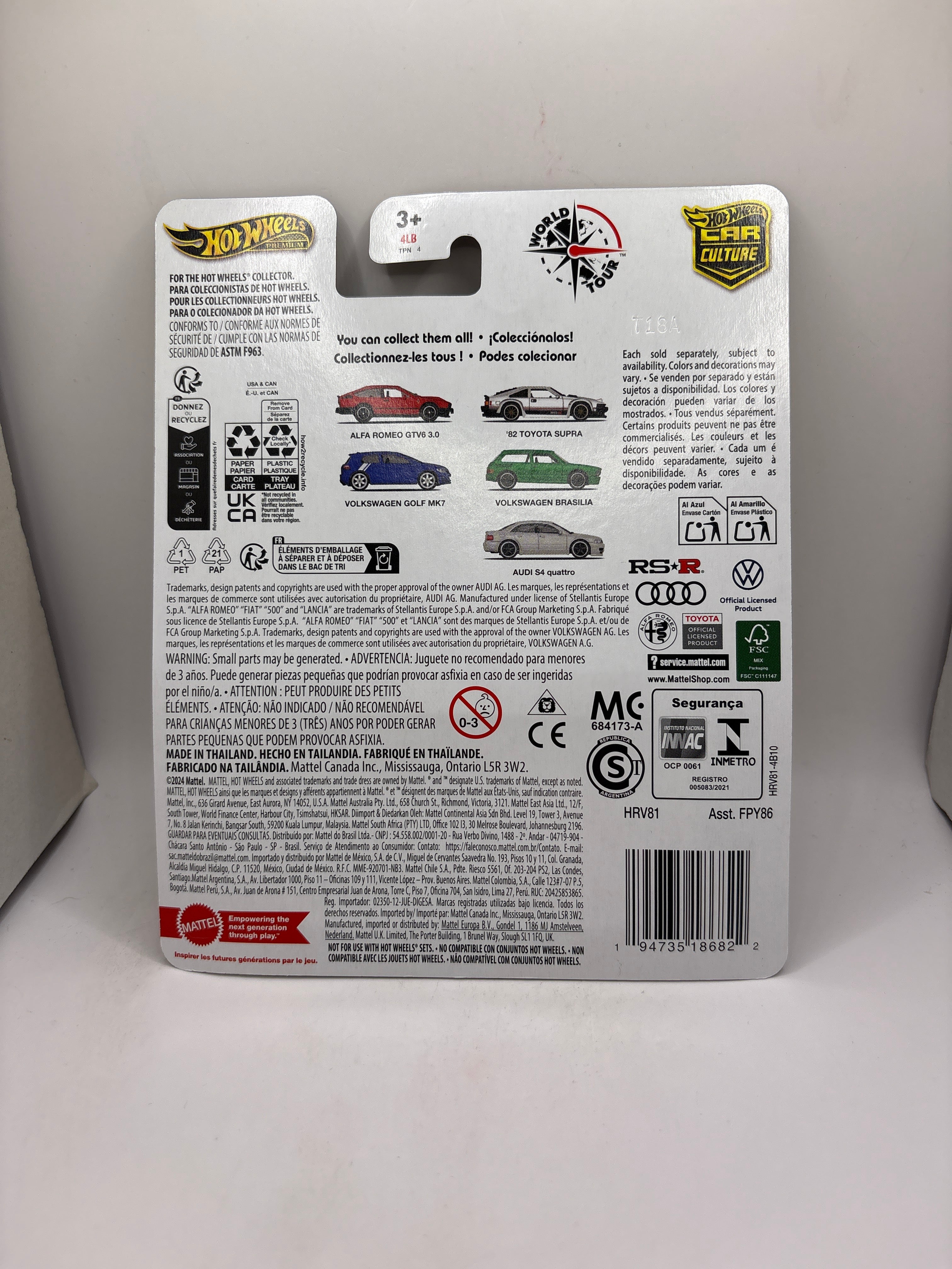 Hot Wheels Audi S4 Quattro Diecast