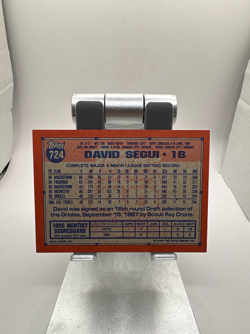 Topps David Segui
