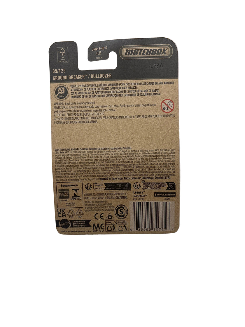 Matchbox Ground Breaker Diecast red