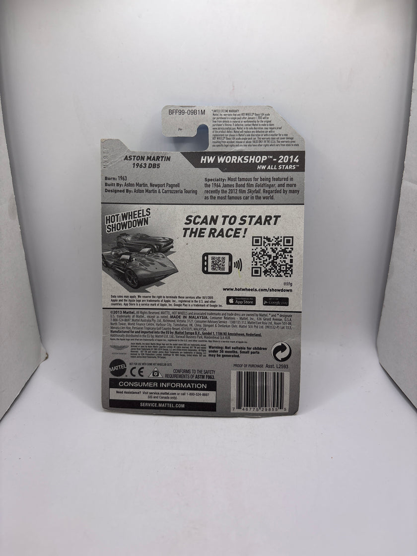 Hot Wheels Aston Martin 1963 DB5 Diecast