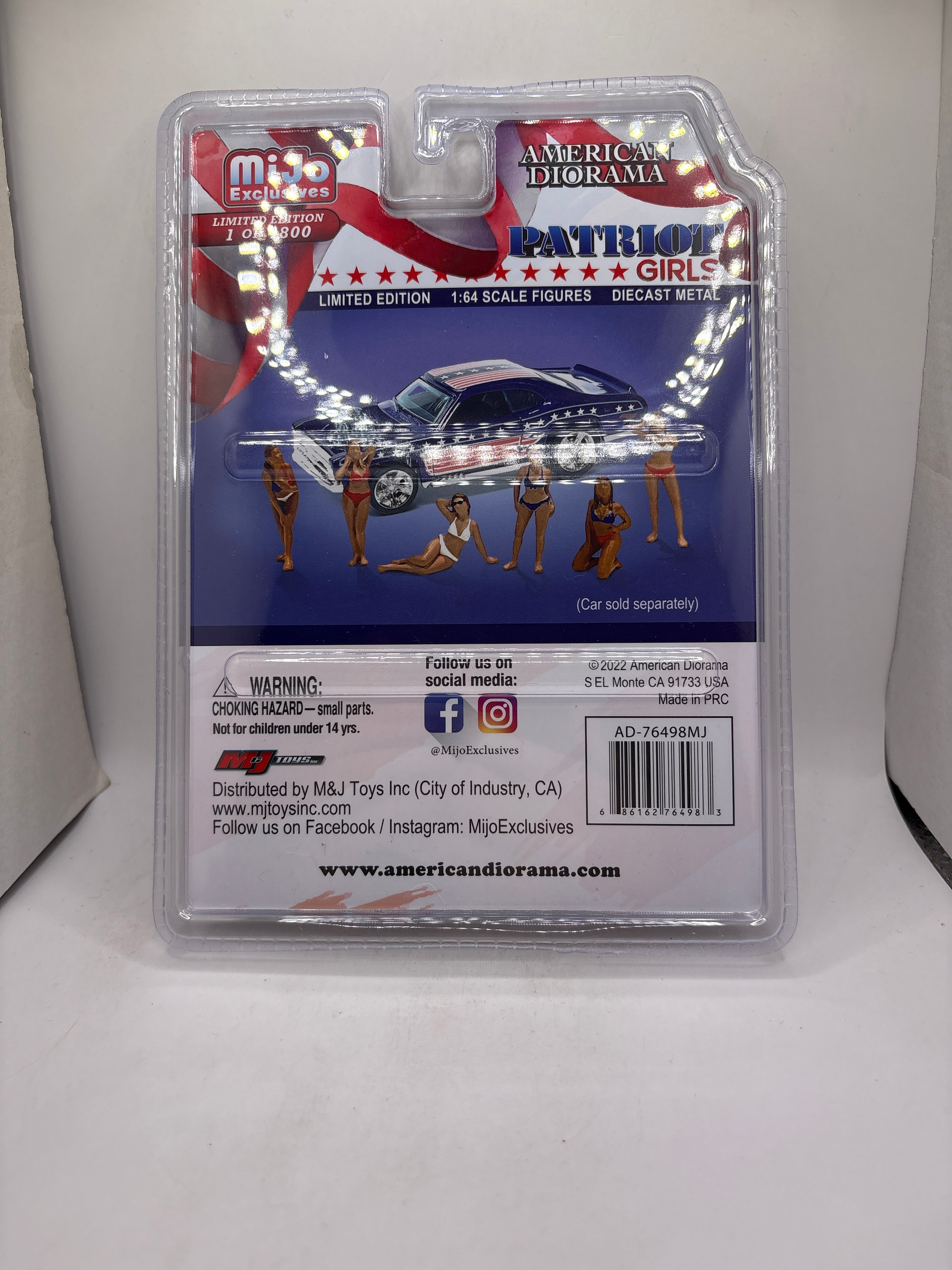 American Diorama Patriot Girls Diecast