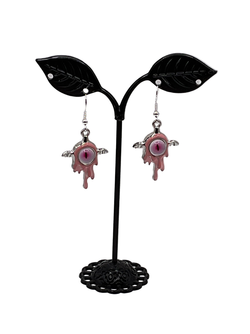 Melting Evil Eye Earrings