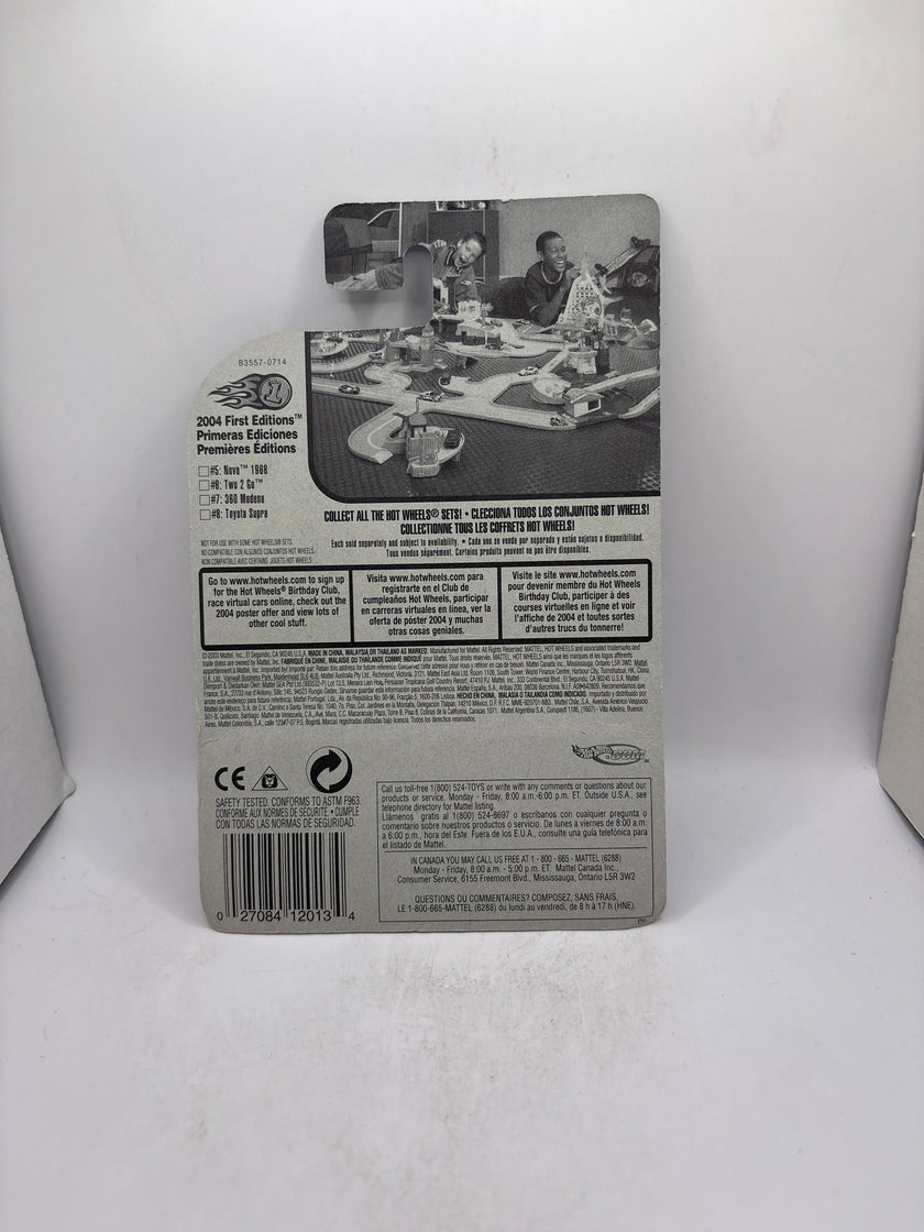 Hot Wheels Tooned Two 2 Go Diecast white