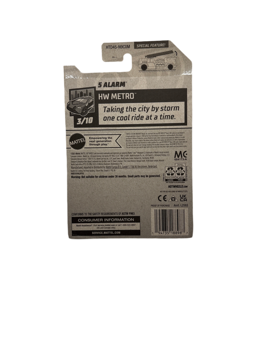 Hot Wheels 5 Alarm Diecast