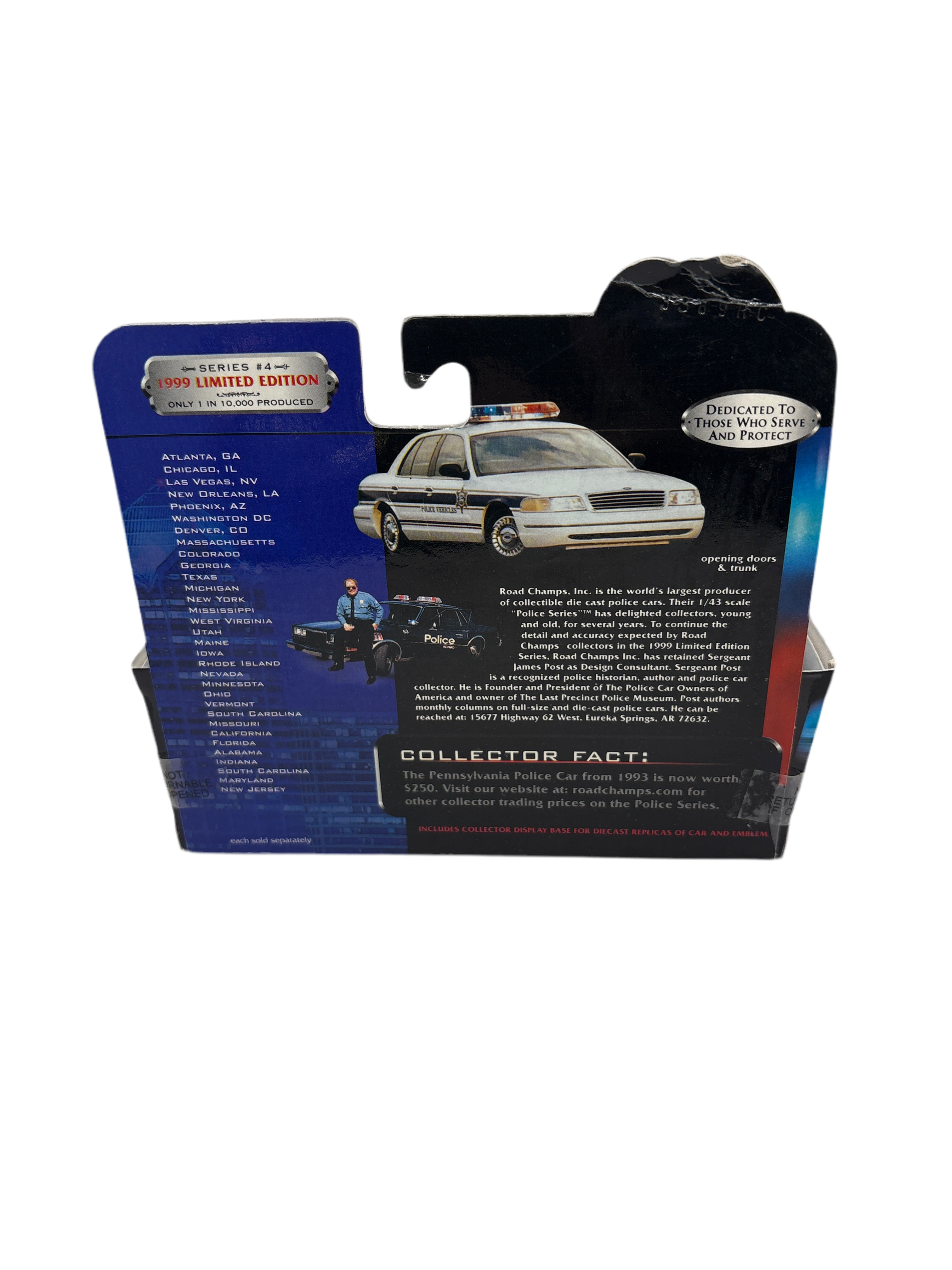 Road Champs Crown Victoria Diecast