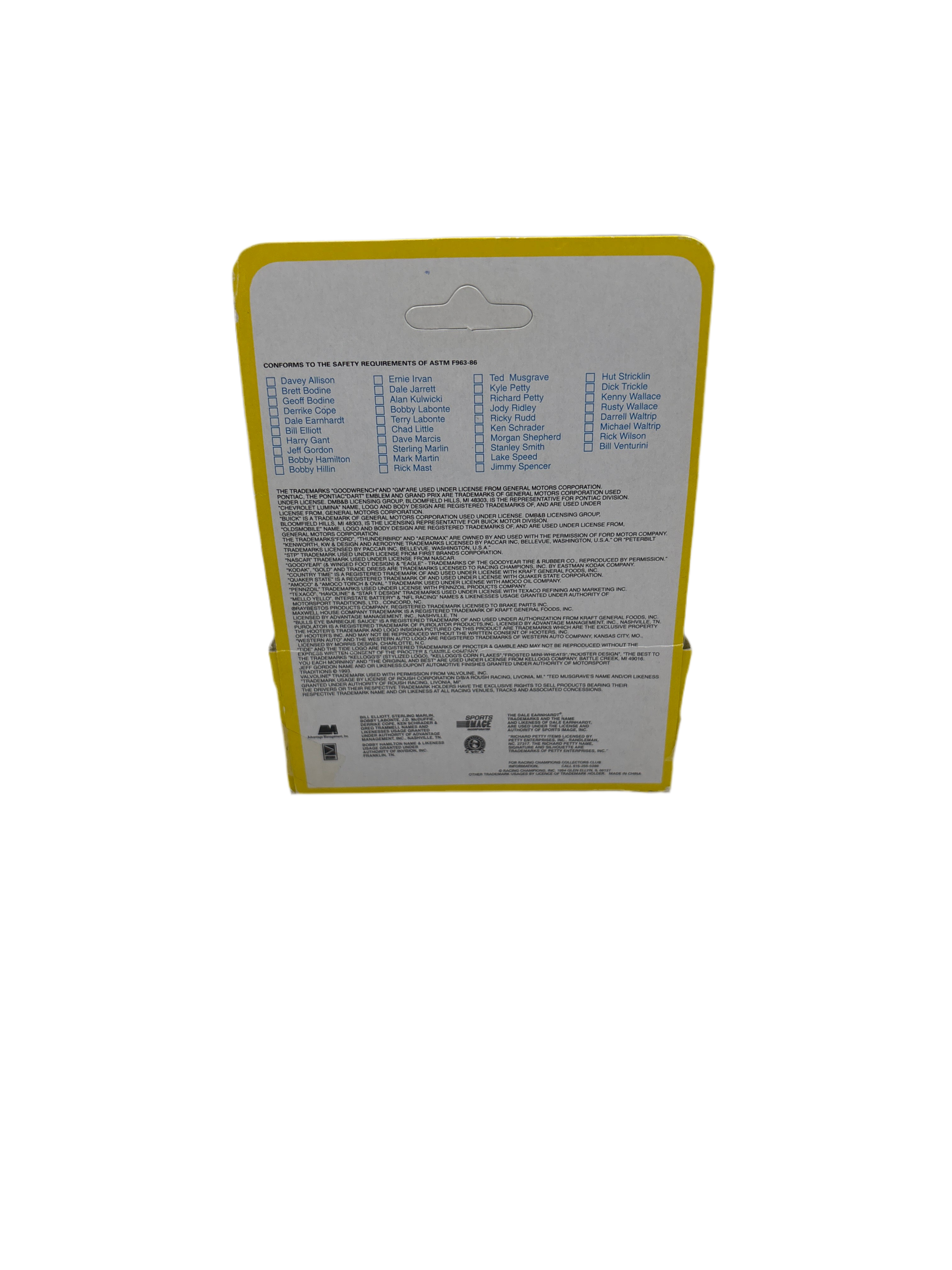 Racing Champions Derrick Cope Diecast