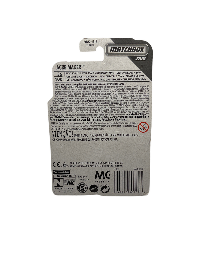 Matchbox Acre Maker Diecast
