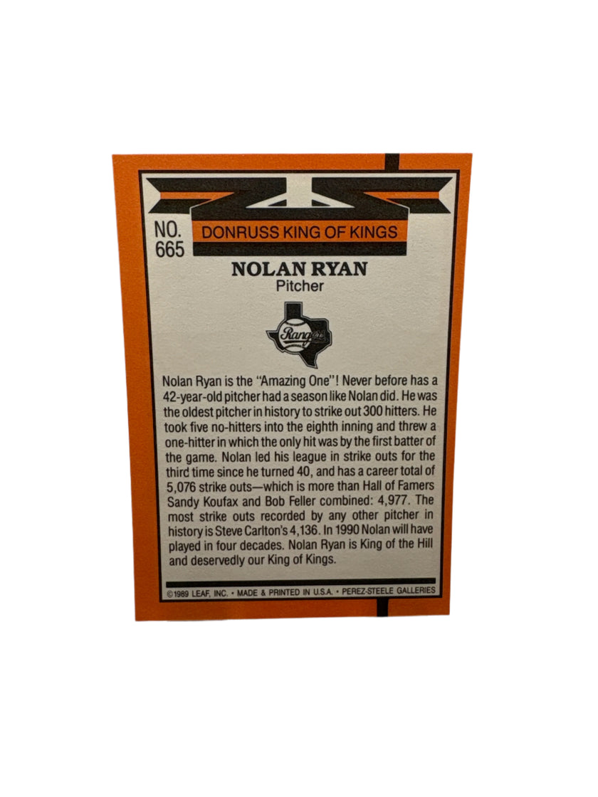 Donruss Nolan Ryan