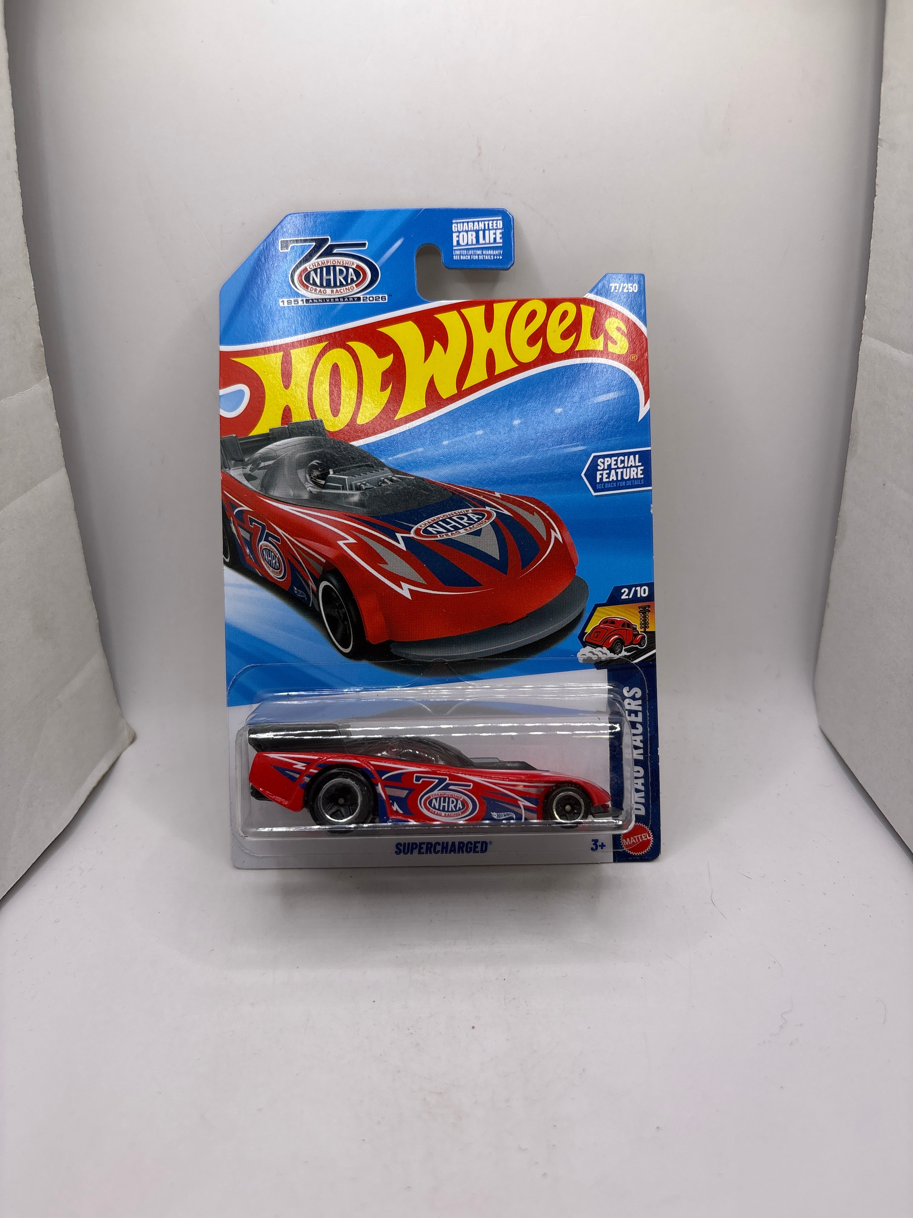 Hot Wheels Supercharged Diecast red