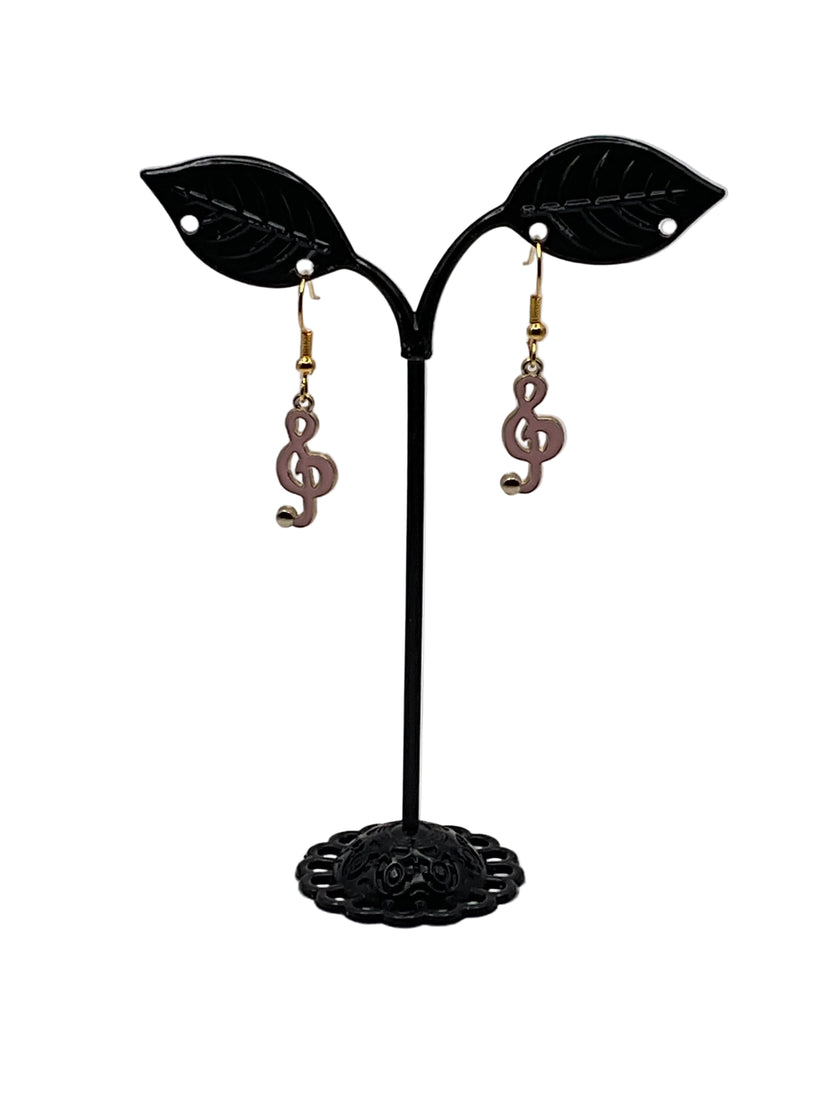 Musical instruments and note earrings