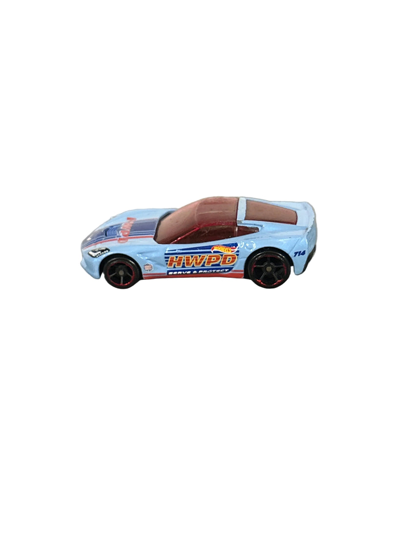 Hot Wheels 2014 Corvette Stingray Diecast blue