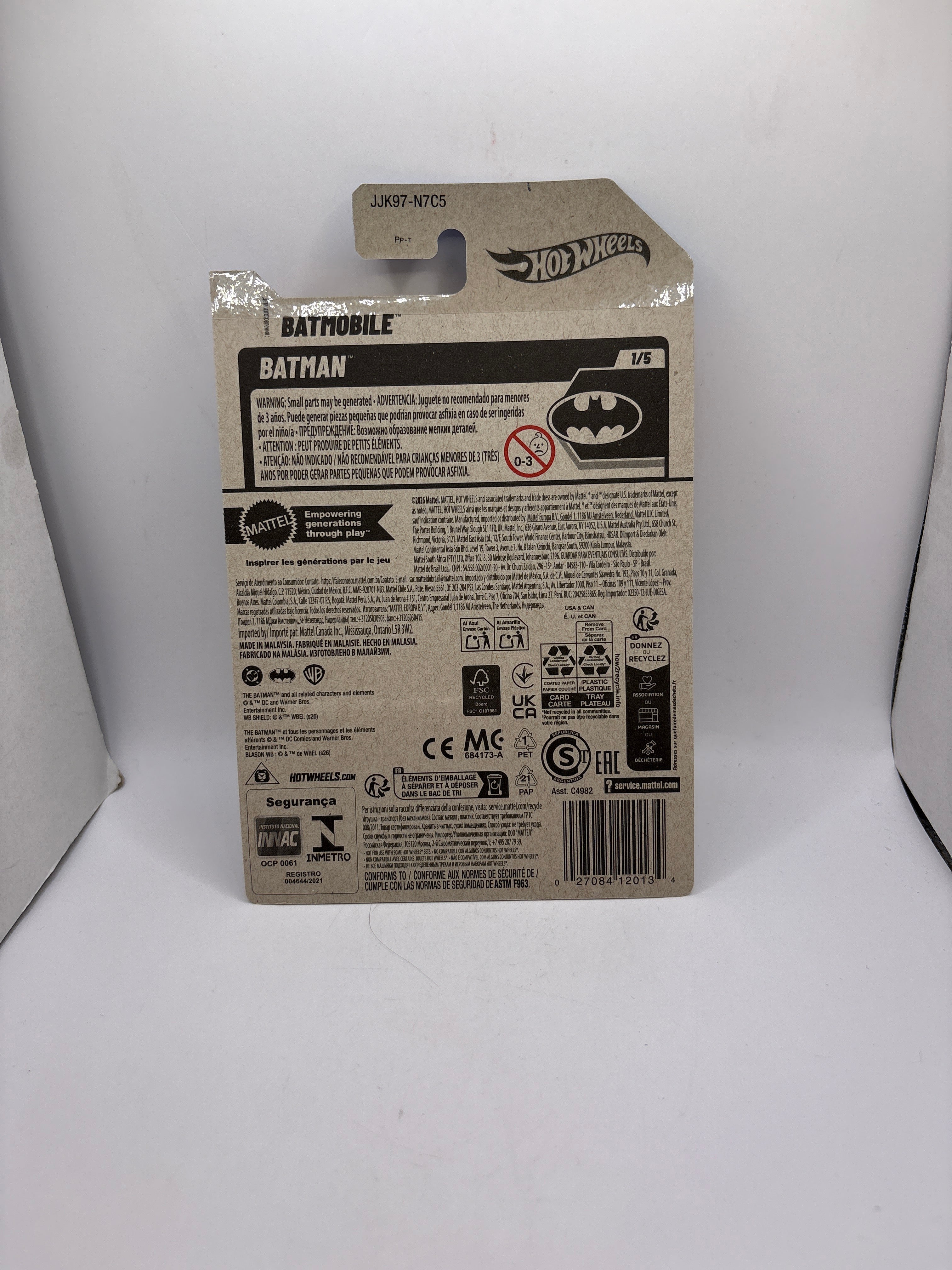 Hot Wheels Batmobile Diecast