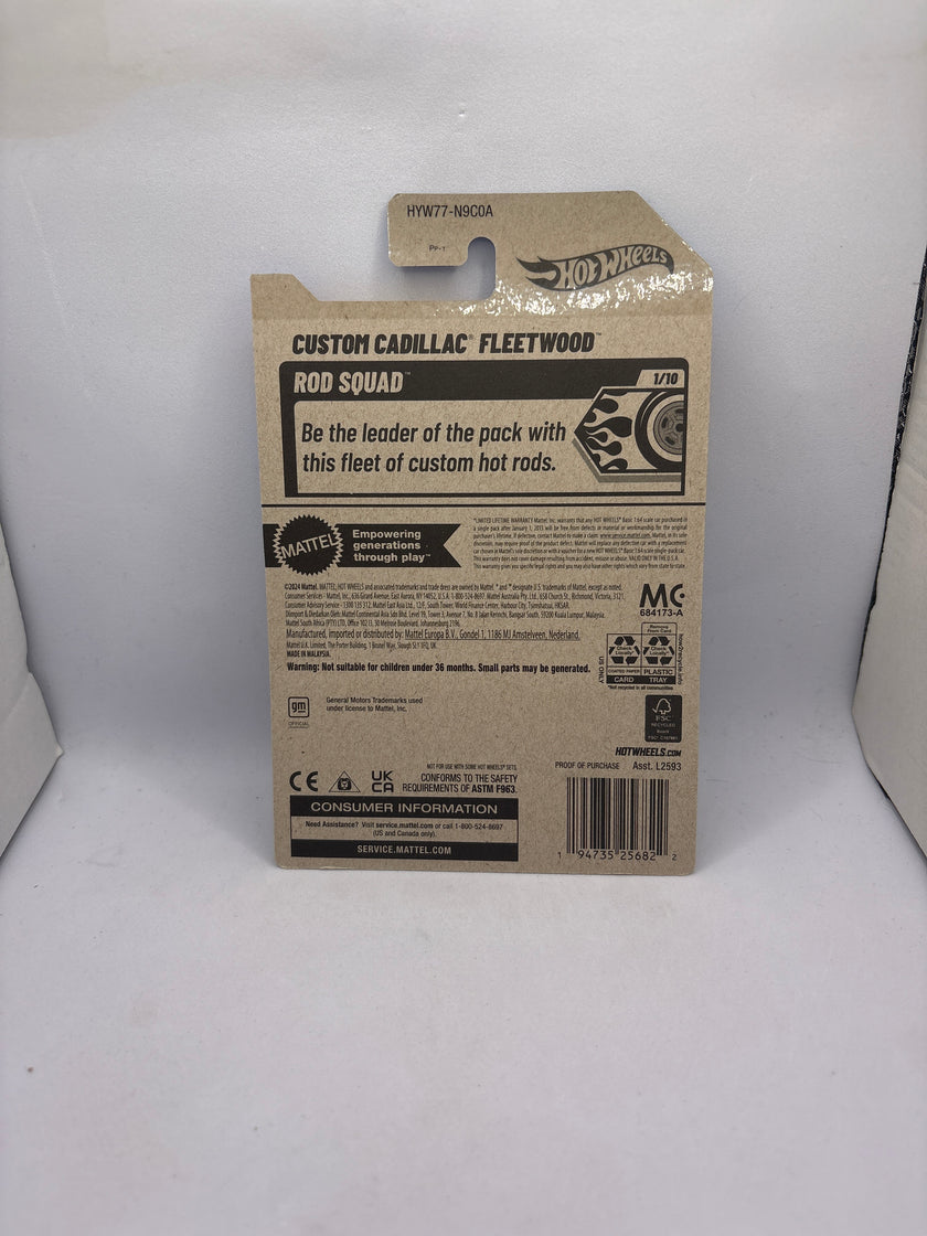 Hot Wheels Custom Cadillac Fleetwood Diecast