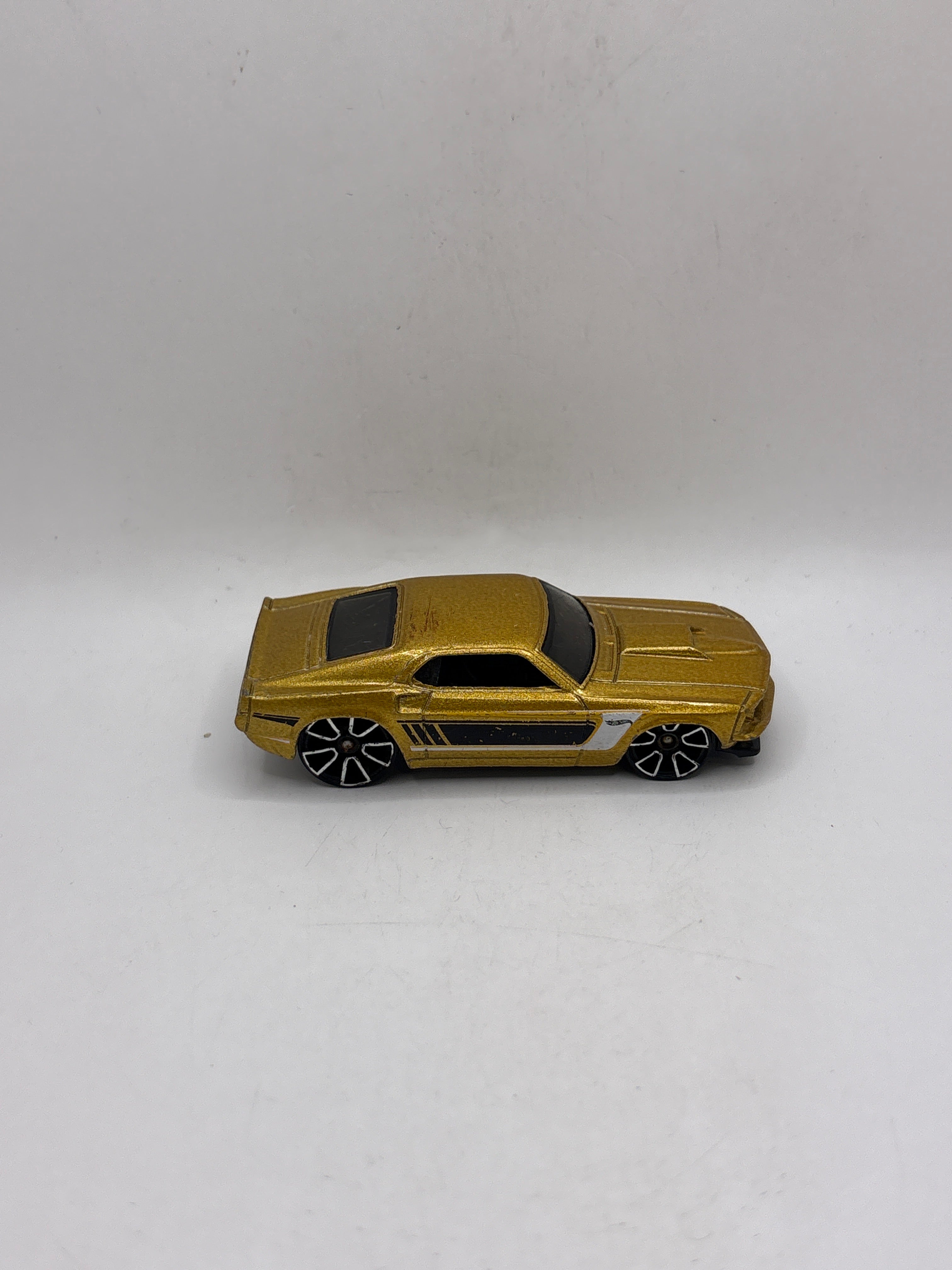 Hot Wheels 69 Ford Mustang Diecast gold