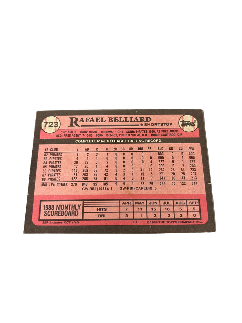 Topps Rafael Belliard