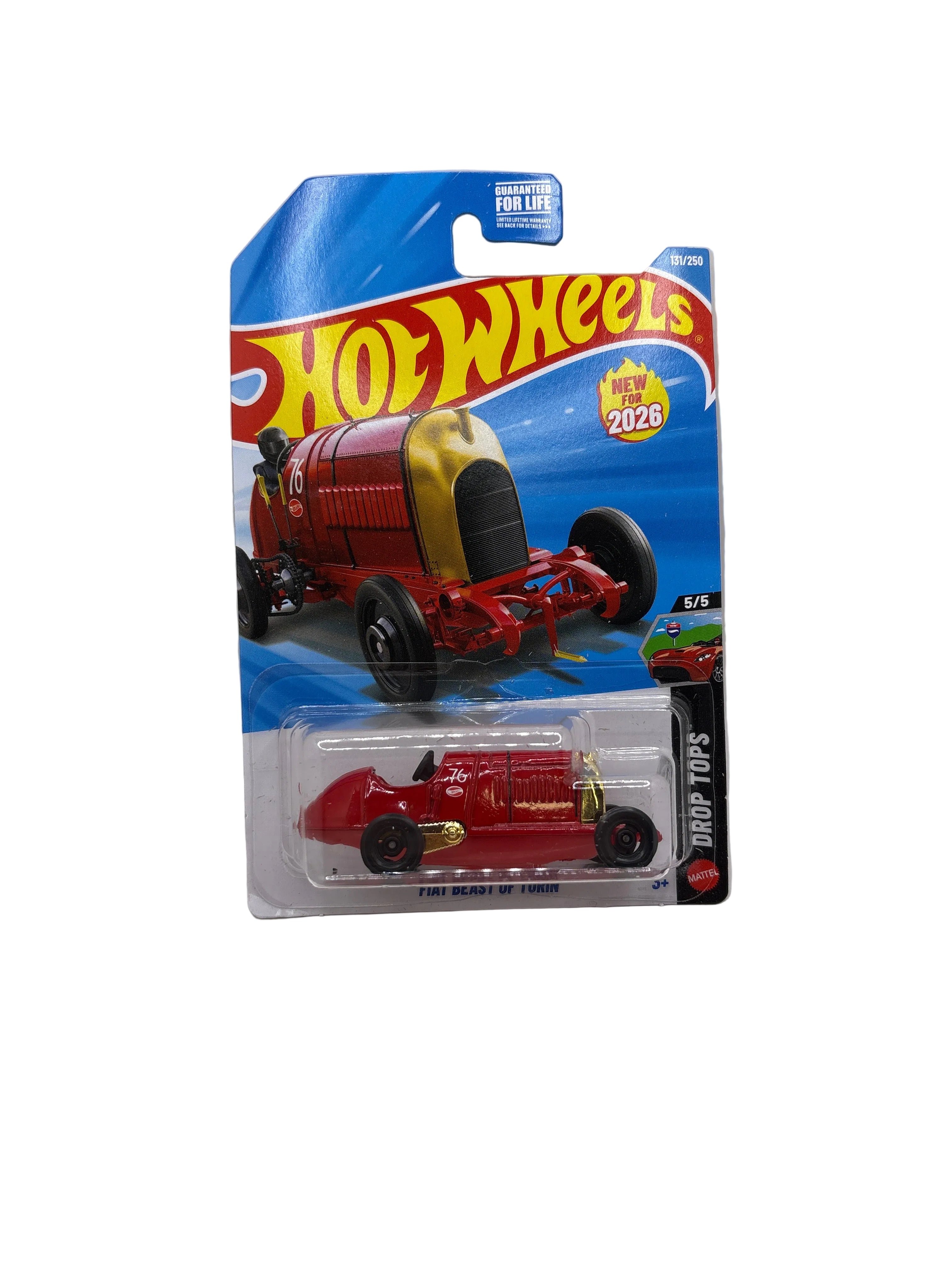 Hot Wheels Fiat Beast Of Turin Diecast red