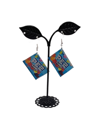 Pez candy earrings