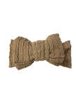 Brown baby bow