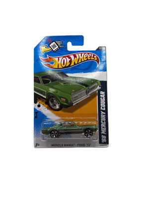 Hot Wheels 68 Mercury Cougar Diecast green