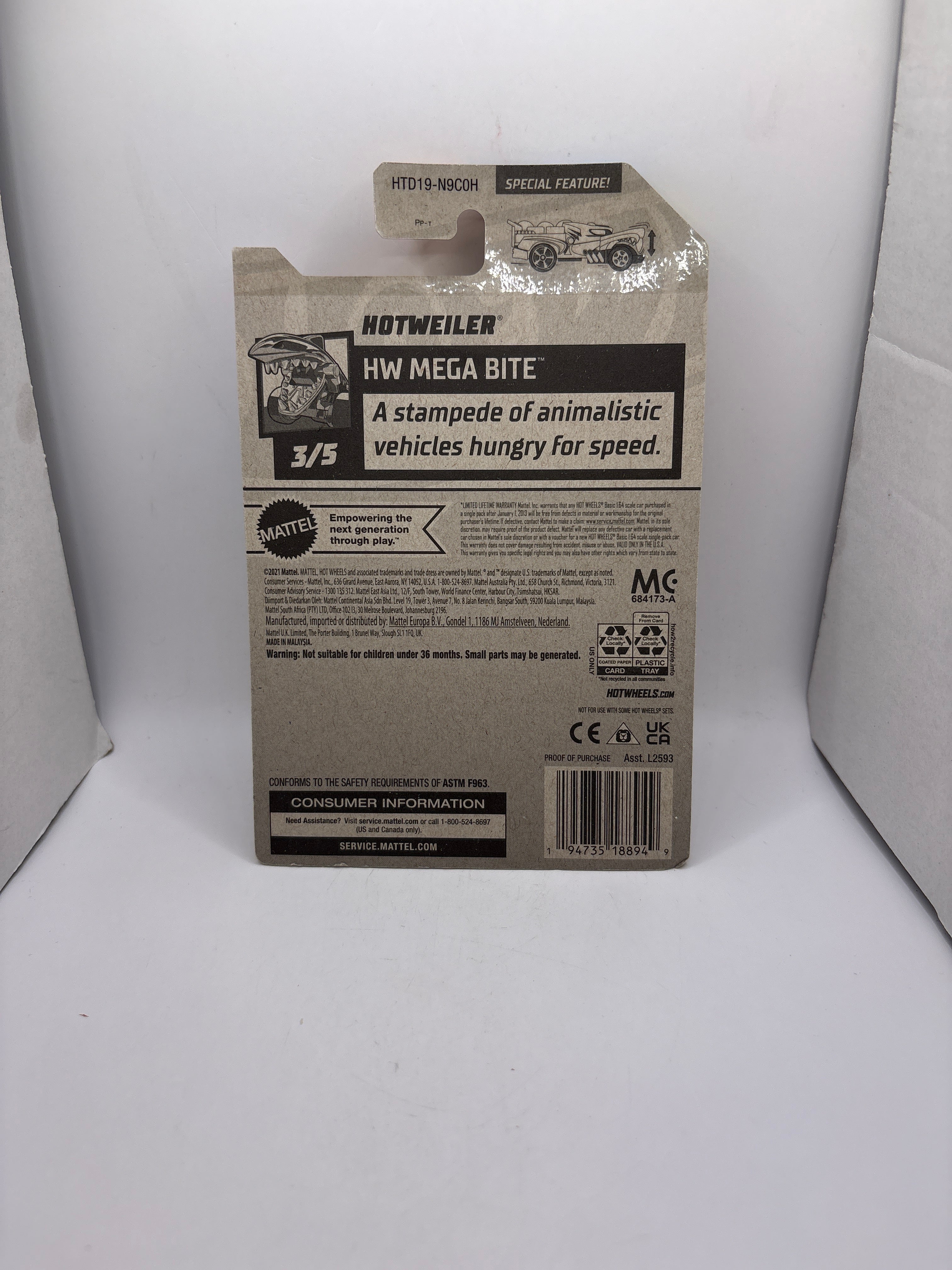 Hot Wheels Hotweiler Diecast
