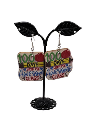 Teacher earrings