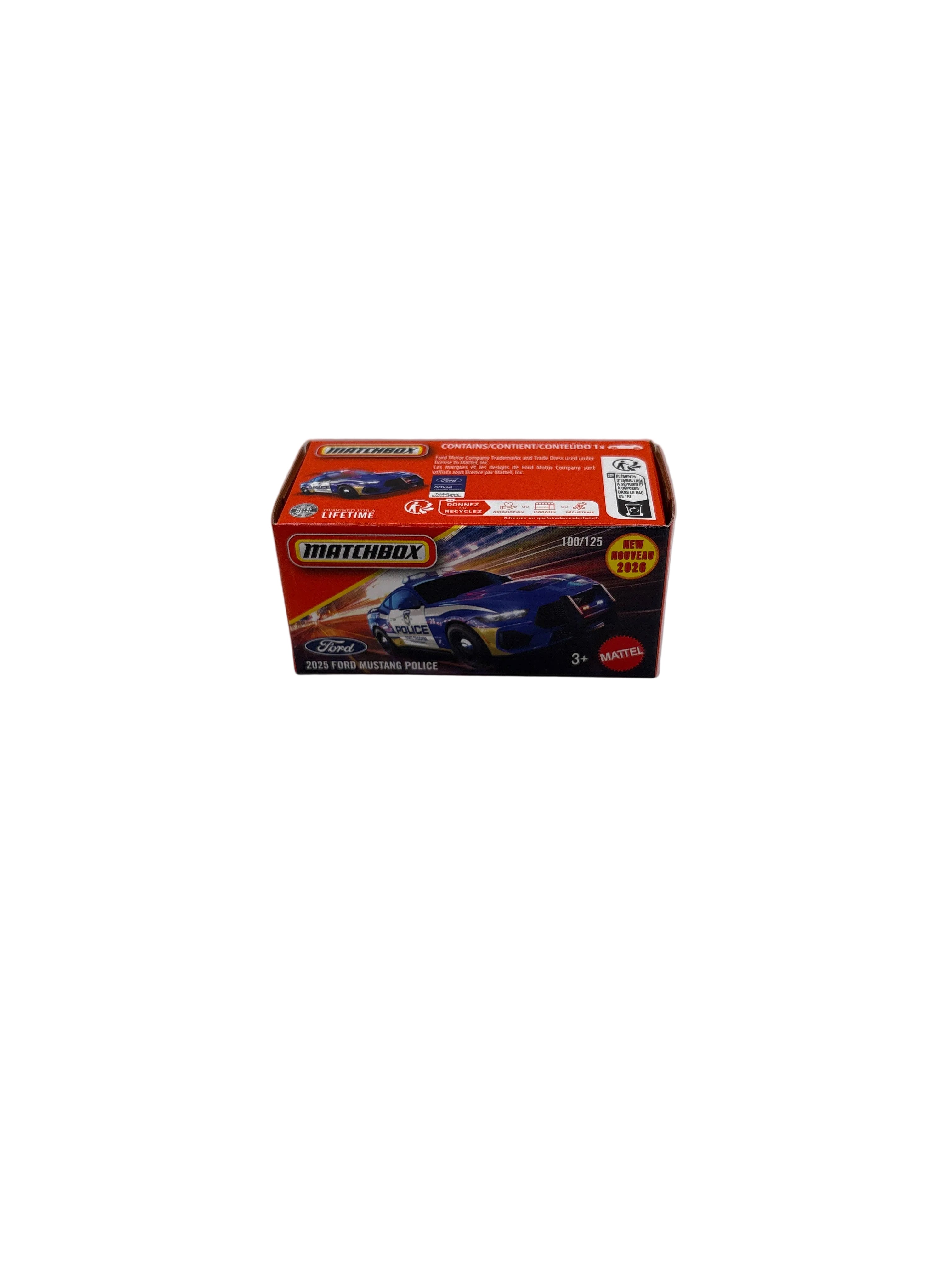 Matchbox 2025 Ford Mustang Police Diecast